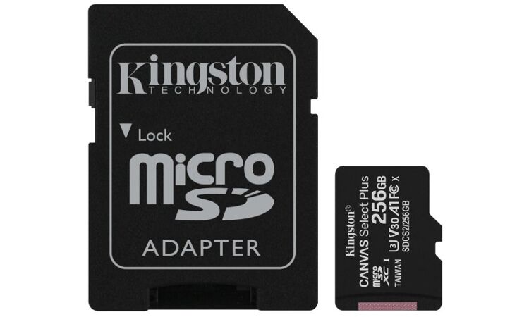 microSDXC kaart 256GB