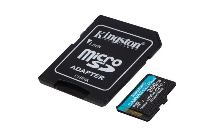 MicroSDHC 256GB + Adapter - afbeelding 0
